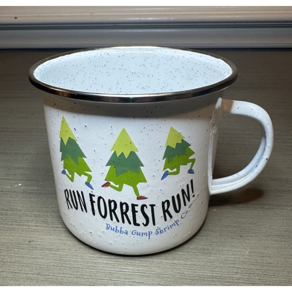 Bubba Gump Shrimp Co. "Run Forrest Run!" Metal Tin Mug